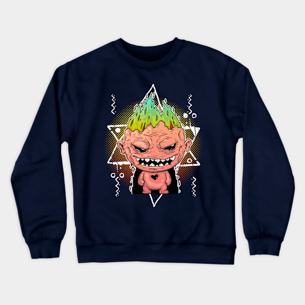 My Cute Monster Crewneck Sweatshirt by Original_Wicked